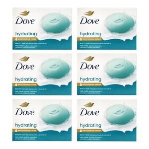 Dove - Hydrating Beauty Bar Soap (Pack of 6) - Moisturizing